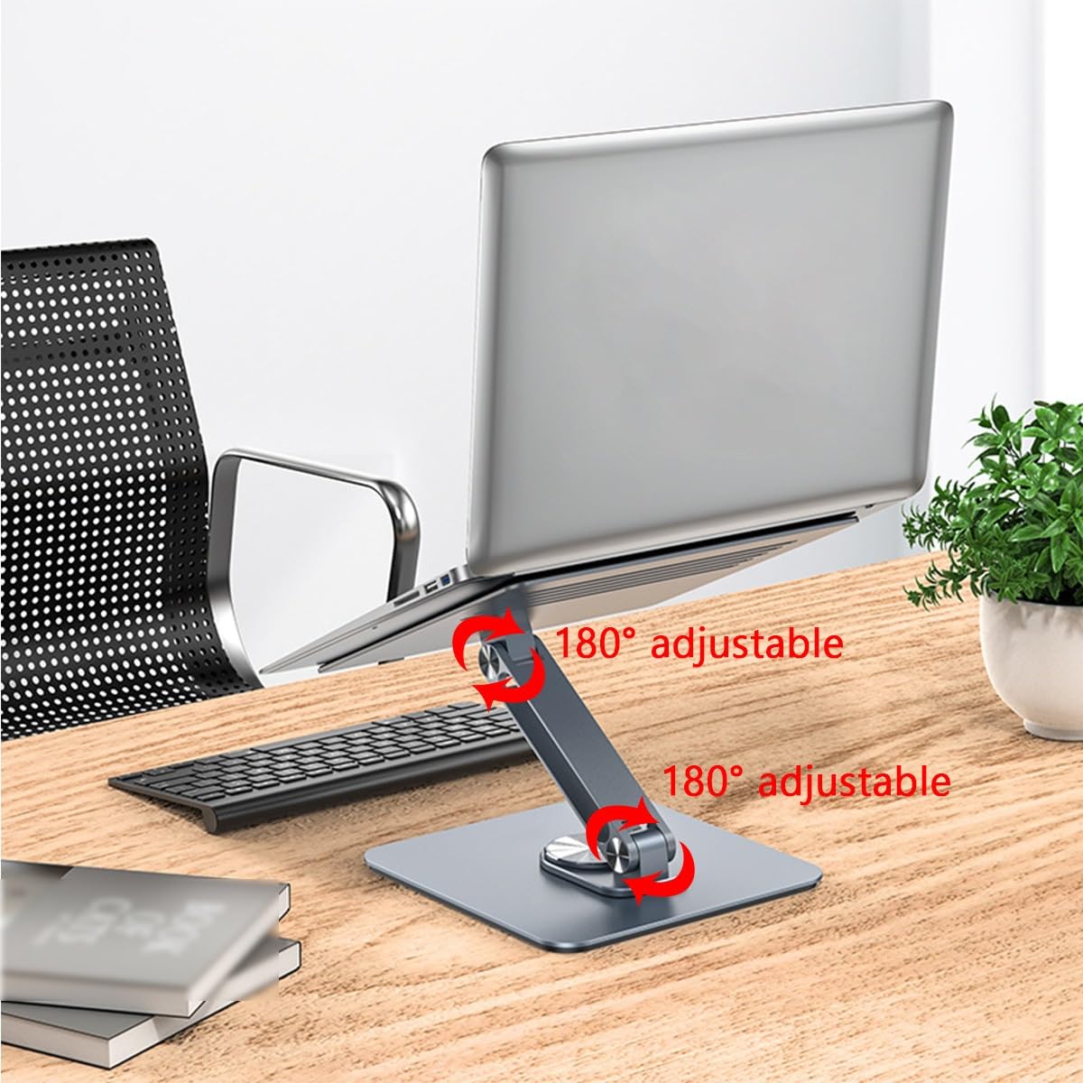 Stojak Na Laptopa Do Łóżka I Sofy, Składany Uchwyt Na Laptopa Stojak Na Macbooka, Uchwyt Na Komputer Na Biurko, Wentylowana Aluminiowa Półka Na Laptopa, Wszystkich Notebooków 9,7-15,6"