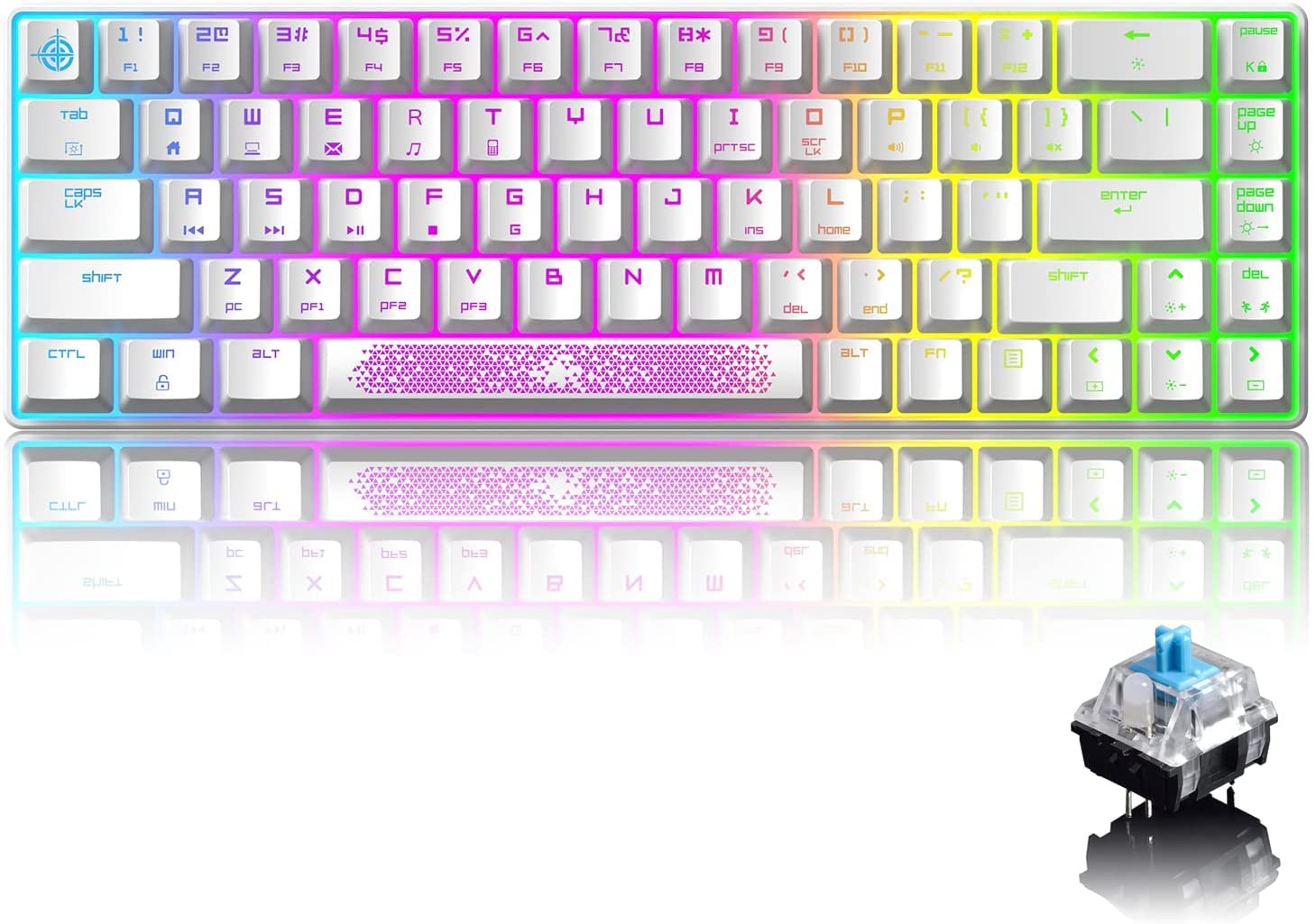 Amazon.co.jp: MAGIC-REFINER 60% RGB ミニメカニカルゲーム