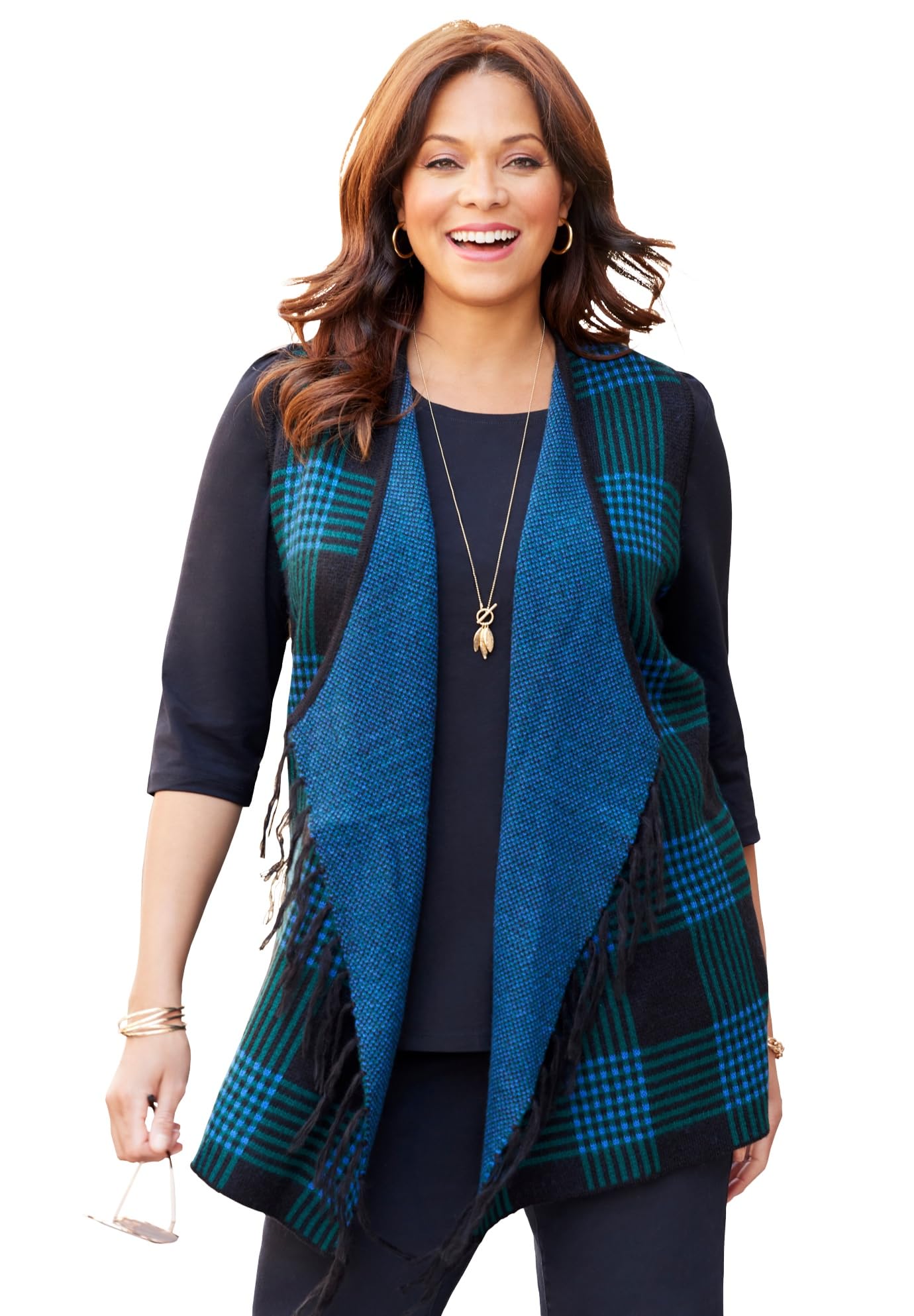 Womens Plus Size Topper Vest
