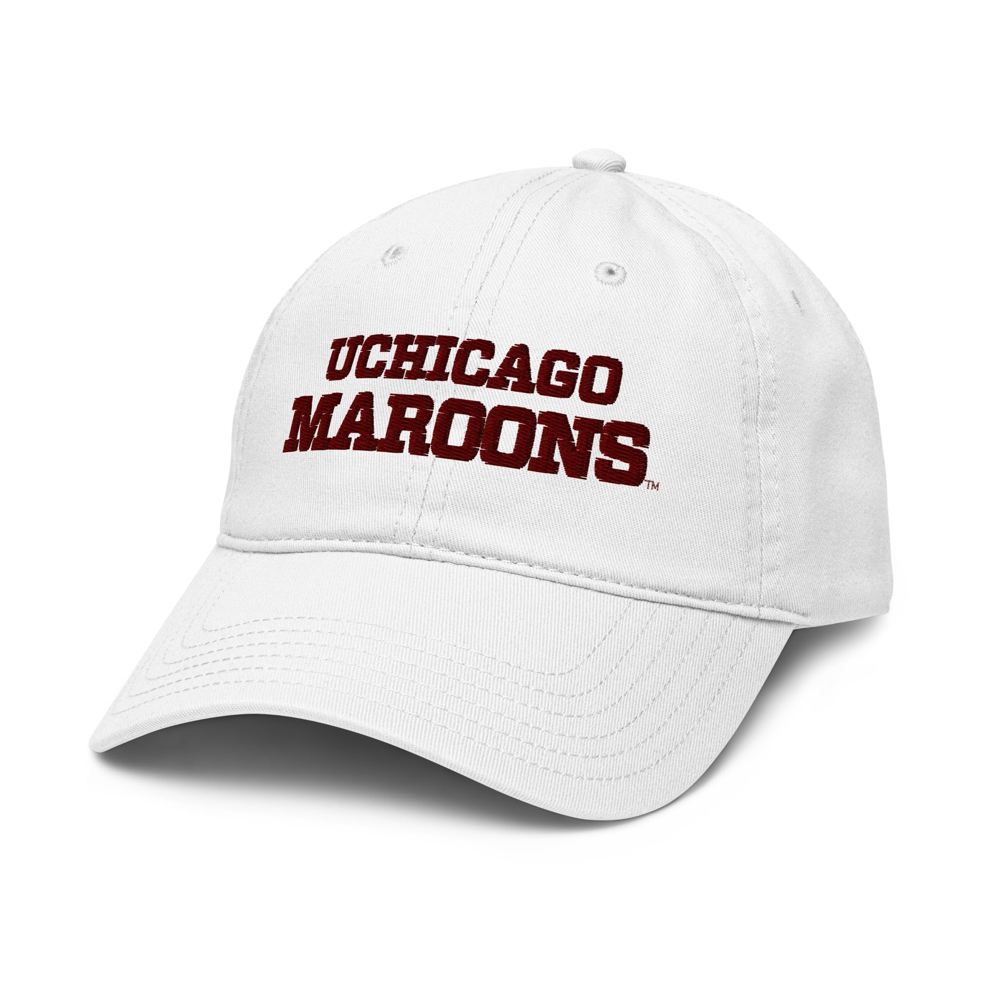 Chicago Maroons Title Logo Officially Licensed Adjustable Baseball Hat