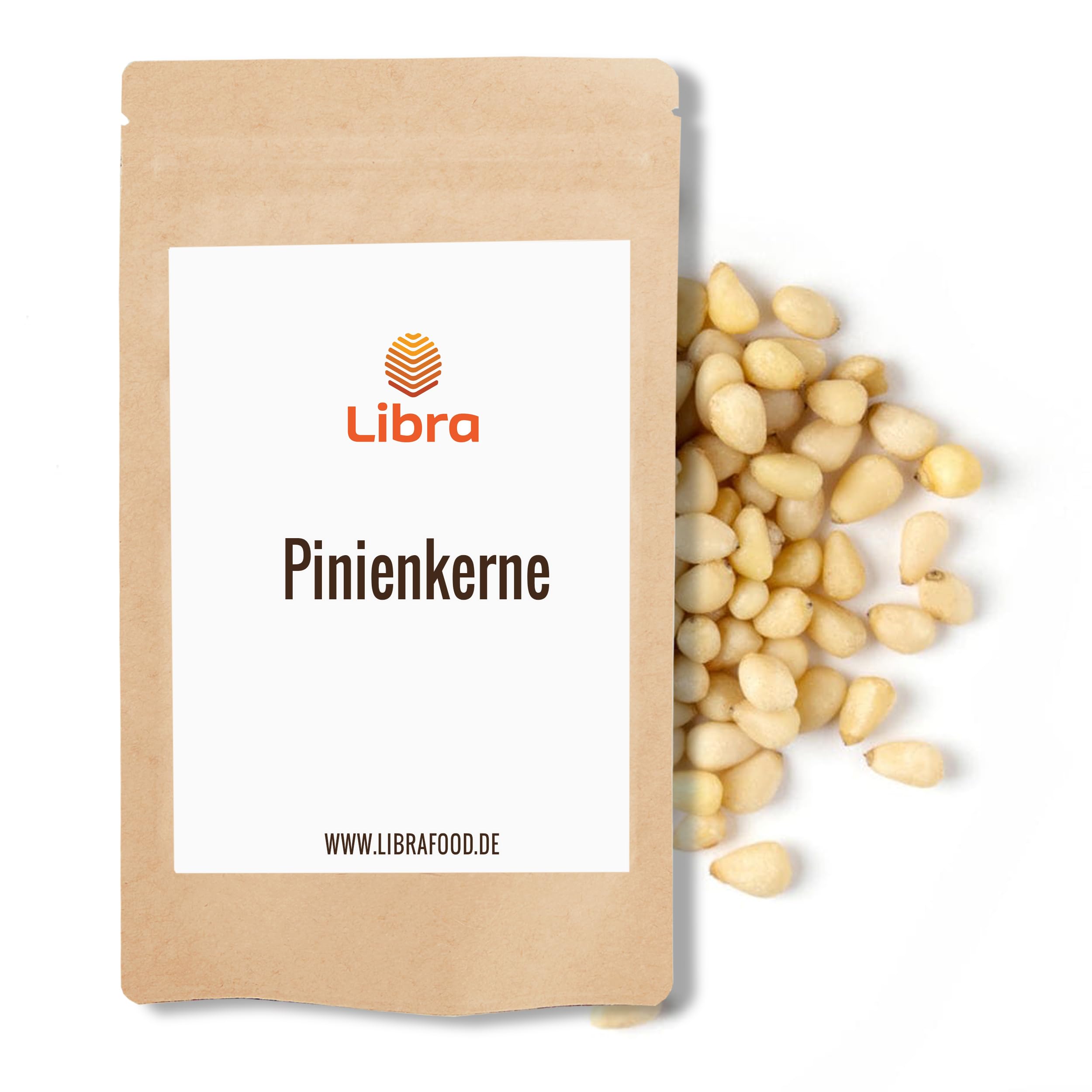 Libra 1kg Pinienkerne | naturbelassen | ungeröstet | Top Qualität | Libra Food