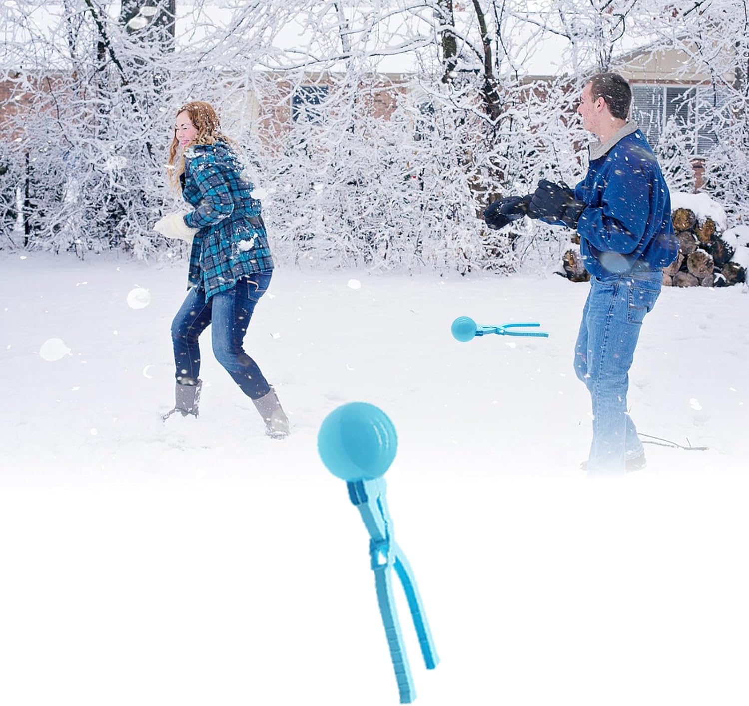 Snowball Molding Tool Snowball Fight Beach Player Large Snow Easy Grip Handle Shape Snow Toy Snowball Maker Clips Snow Toys