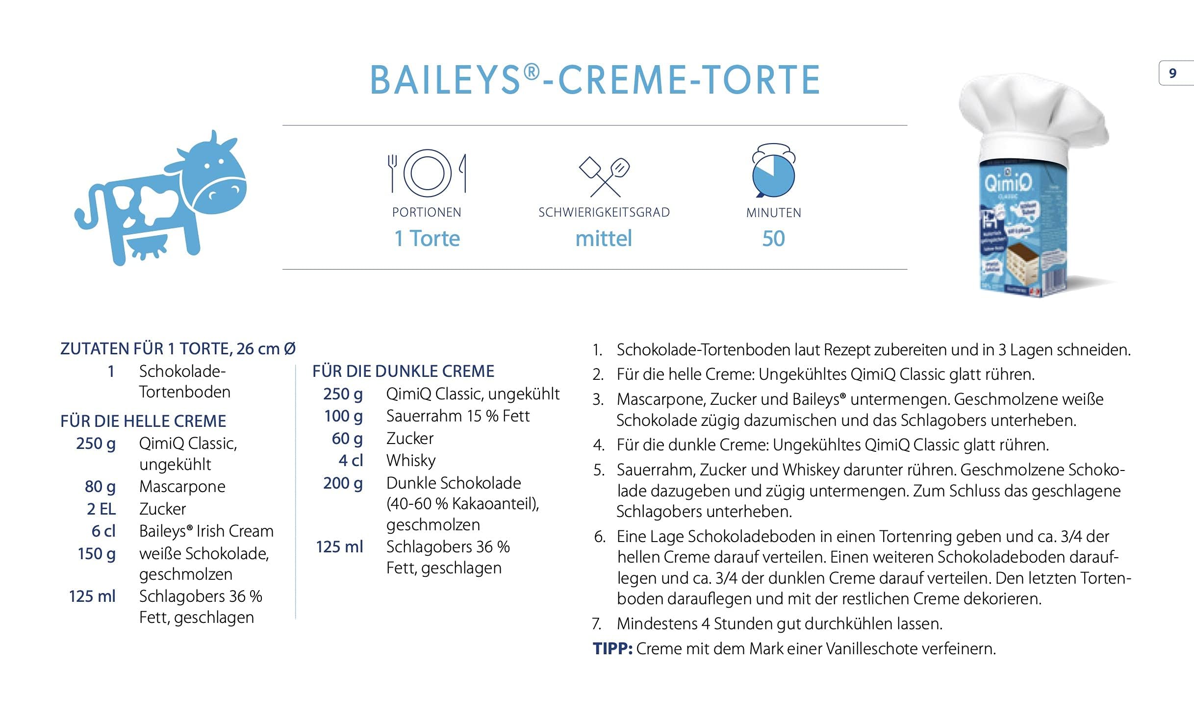 QimiQ Classic natürliches Sahneprodukt Natur 3x250g