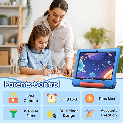 Miniatura 3 de Tableta para niños, tableta Android 16 para niños, Octa-Core, 24 GB de RAM, 64 GB ROM, tarjeta de 1 TB expandible, tabletas de 10.1 pulgadas con