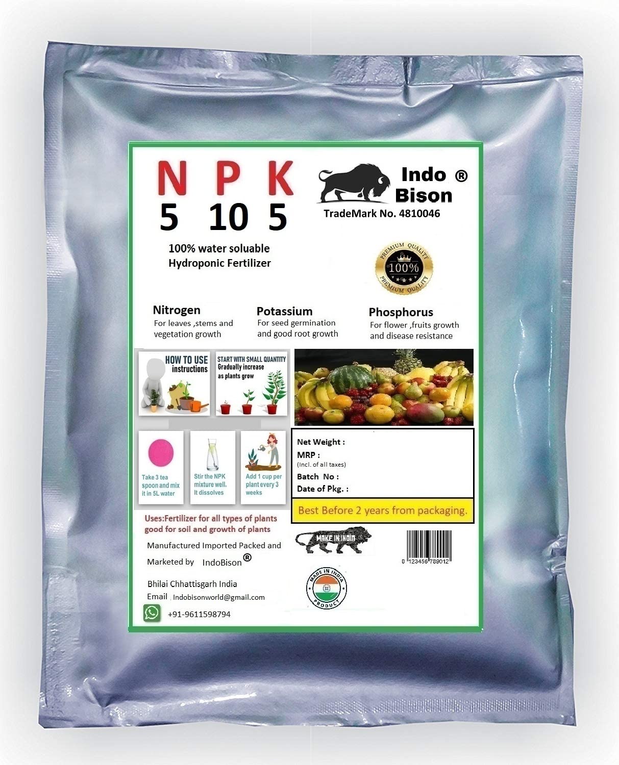 Grade A NPK 5 10 5 2000gram-image-5