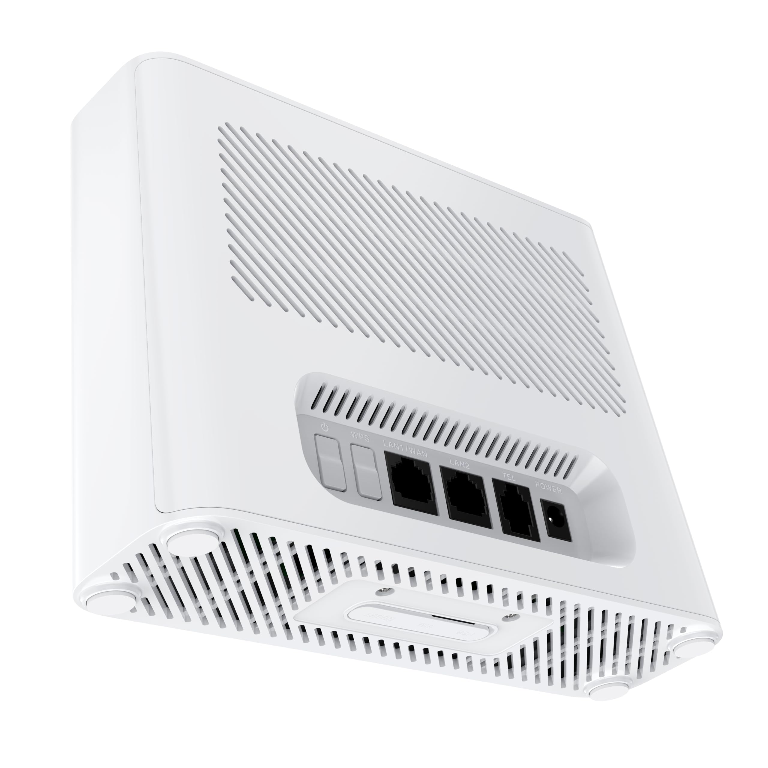 TCL LinkHub CPE Router Rápido 5G HH512V, Doble Banda, Soporte Tarjeta SIM, WiFi 6E, Hotspot hasta 32 Usuarios, Blanco