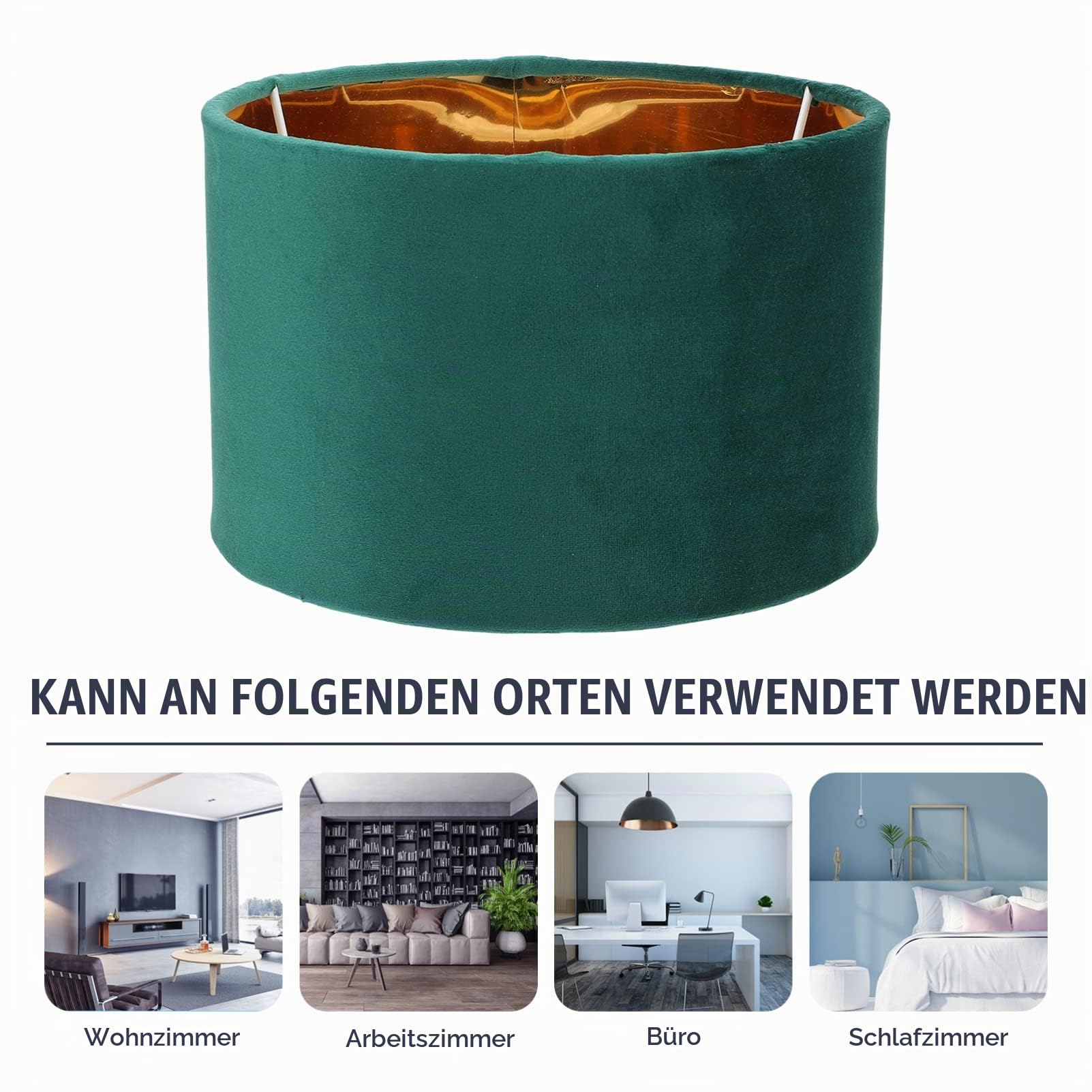 OSALADI Lampenschirm Stoff Lampenzubehör Für Tischlampe Und Stehlampe 8.7 Zoll Durchmesser Clip-on Design Für Wohnzimmer Und Schlafzimmer