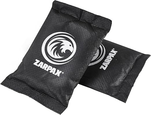 Dehumidifier Bags 18 oz/500g Pack of 2 - Rechargeable Moisture Absorber Bag - Car Dehumidifier, Storage, Gun Safe - Removes Excess Humidity - Microwave Reusable Desiccant