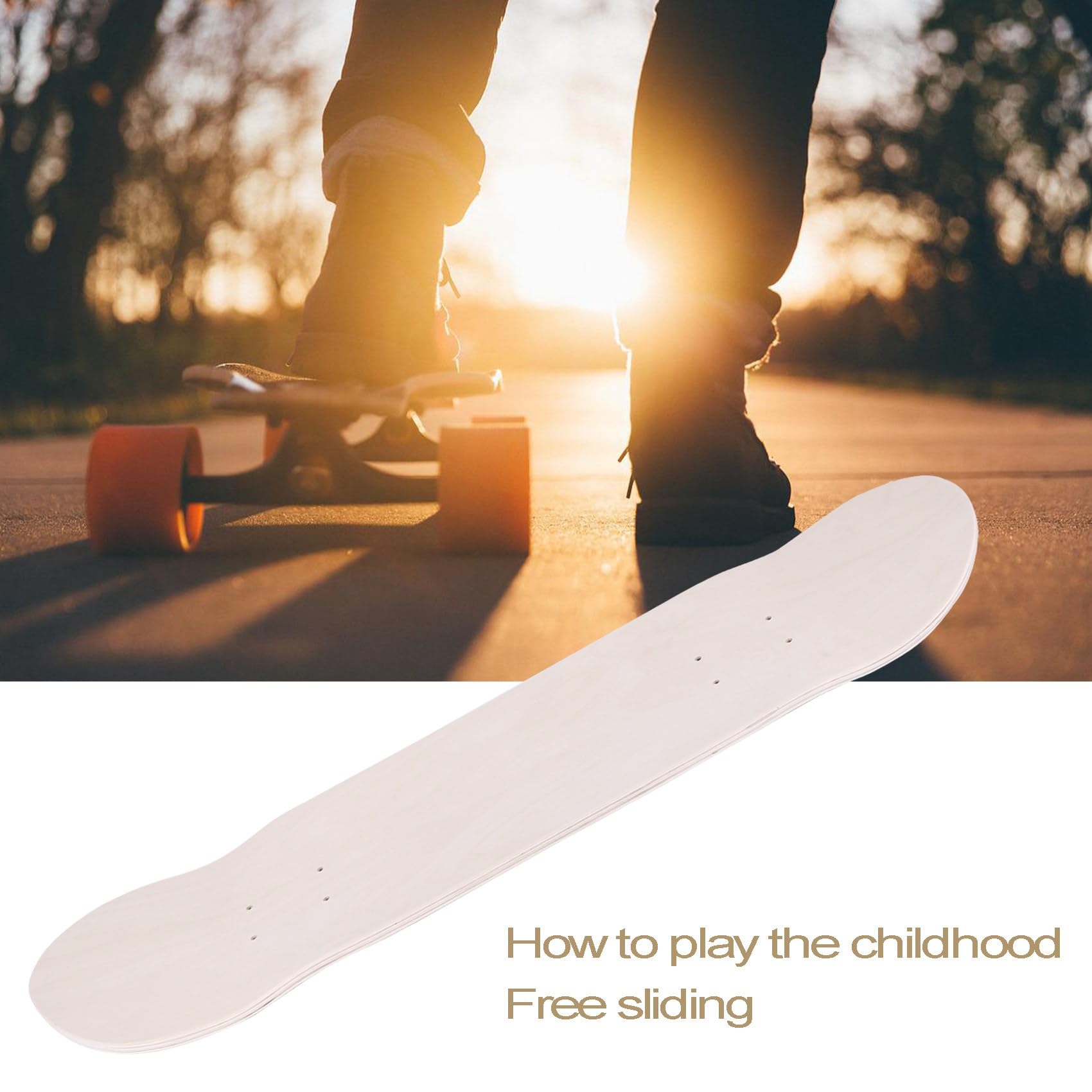 8 8 Schicht Ahorn Blank Doppelt Concave Skateboards Natürliche Skate Deck Board Skateboards Tisch Ahorn