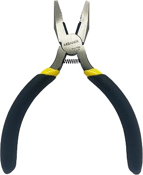 BOOSDEN 5 Inch Mini Lineman's Pliers, Side Cutter Linesman Pliers, High Leverage Combination Plier, Cutting Pliers for Electrician Work, Jewelry Making, DIY, Wire Cutting and Gripping
