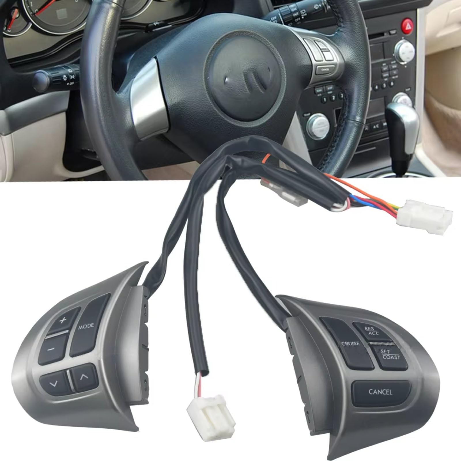 Interruttore Volante Compatibile Con Subaru Per Forester 2011 2012 Interruttore Di Controllo Della Velocità Volante Multifunzione Pulsante Audio Kit Di Accessori Per Auto