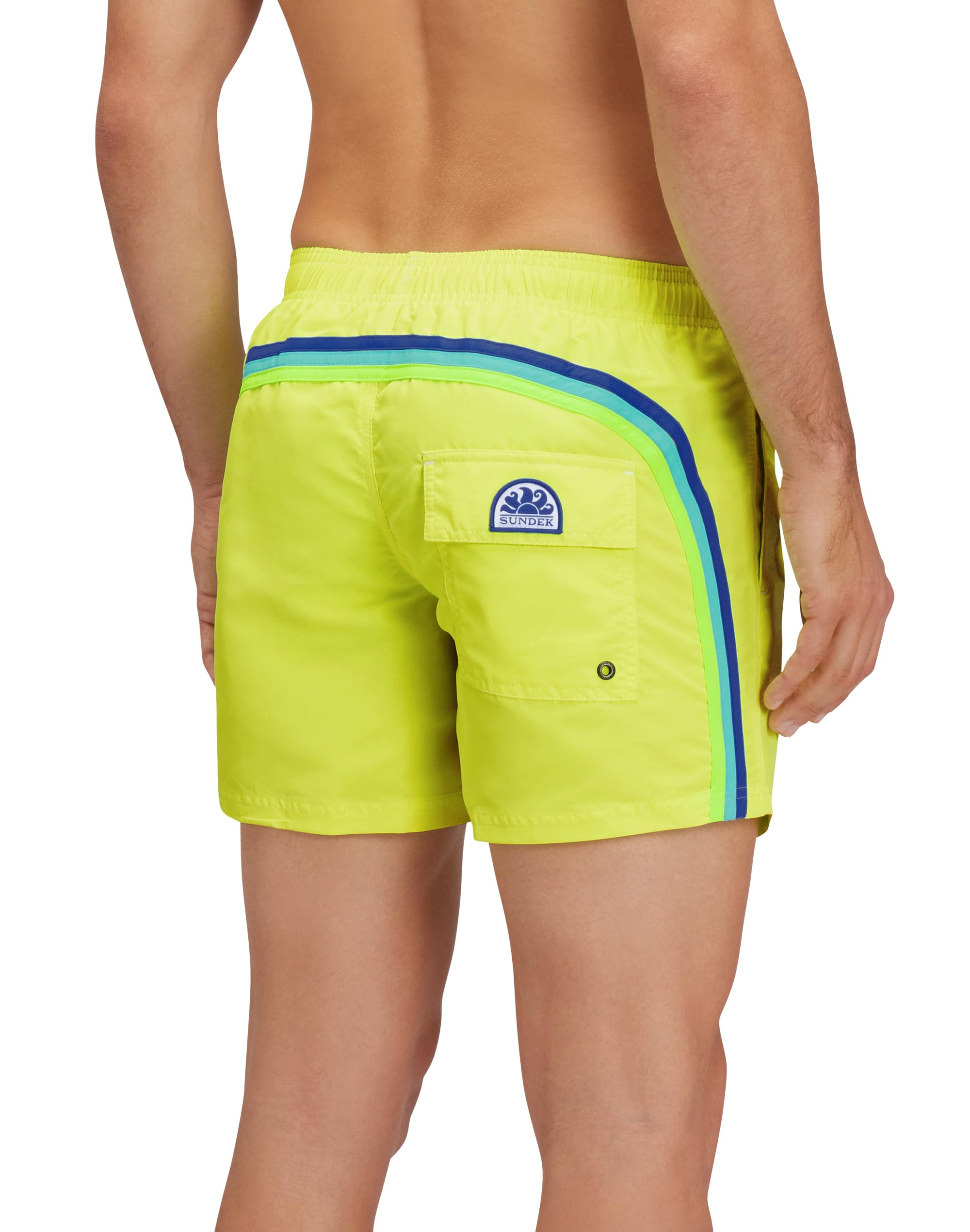 SUNDEK Boxer Giallo Fluo da Uomo M504BDTA100-23015