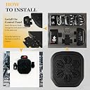 Haigang Smart Music Boxing Machine, Bluetooth Boxing Punching Game, Musical Workout Equipment, Wall Mount Home Trainning Boxing Target for Adult Kids with Storages, Gloves, Wristband gallery image