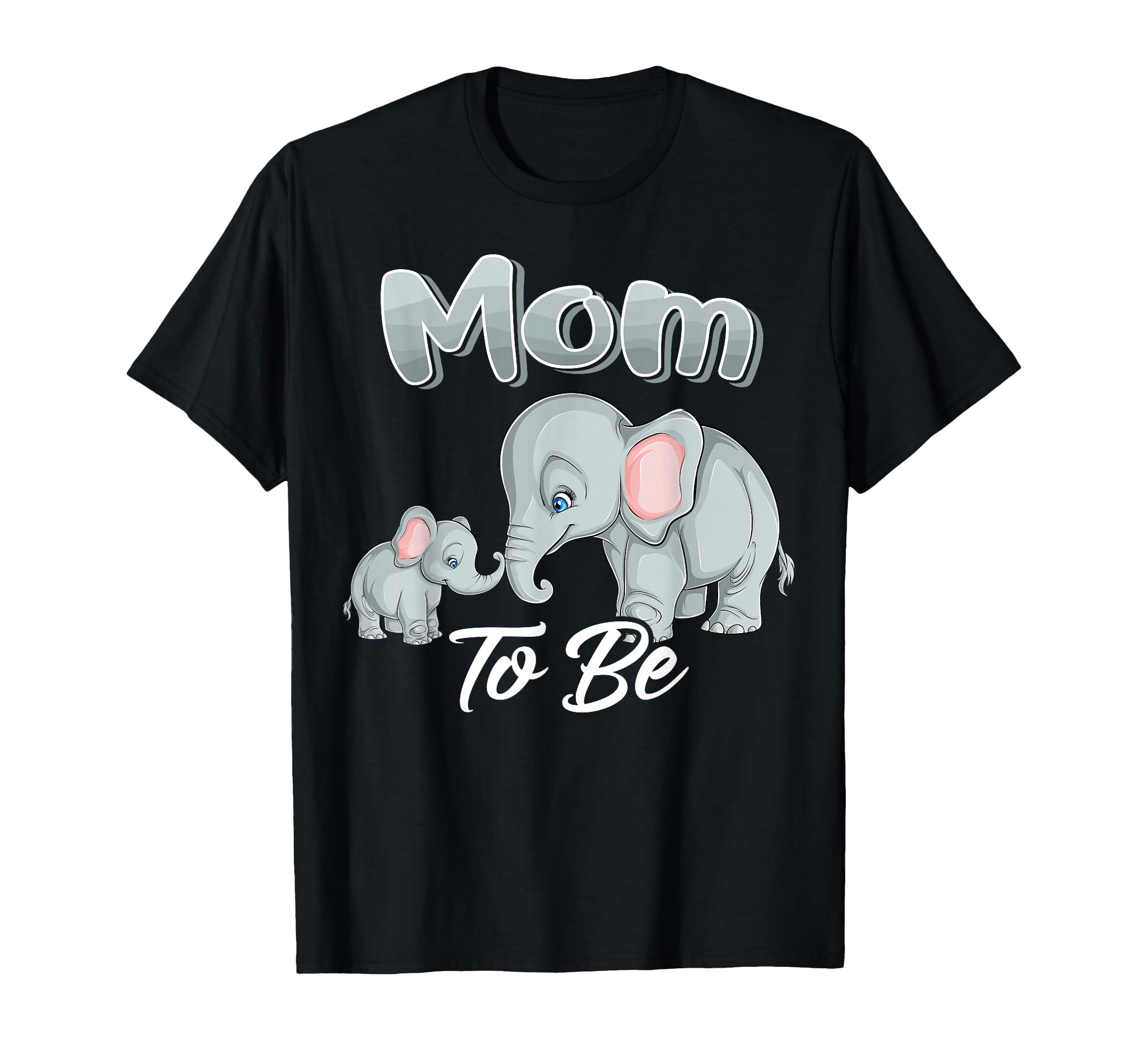 Soon Mom to Be Elephants for Baby Shower Gender Reveal Women T-Shirt