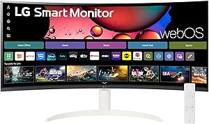 LG 34SR60QC-W Smart Monitor