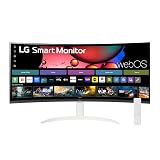 LG 34SR60QC-W 34-inch QHD (3440x1440) Curved Smart Monitor with Streaming, UltraWide...