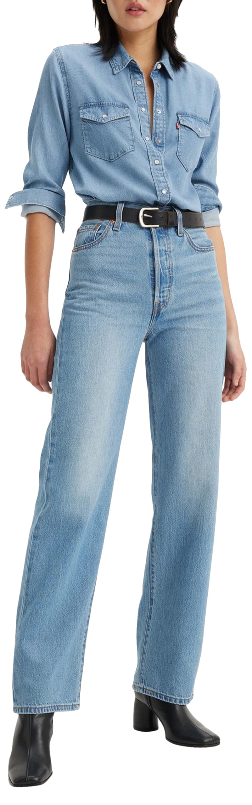 Levi's Ribcage Straight Ankle Jeans Femme