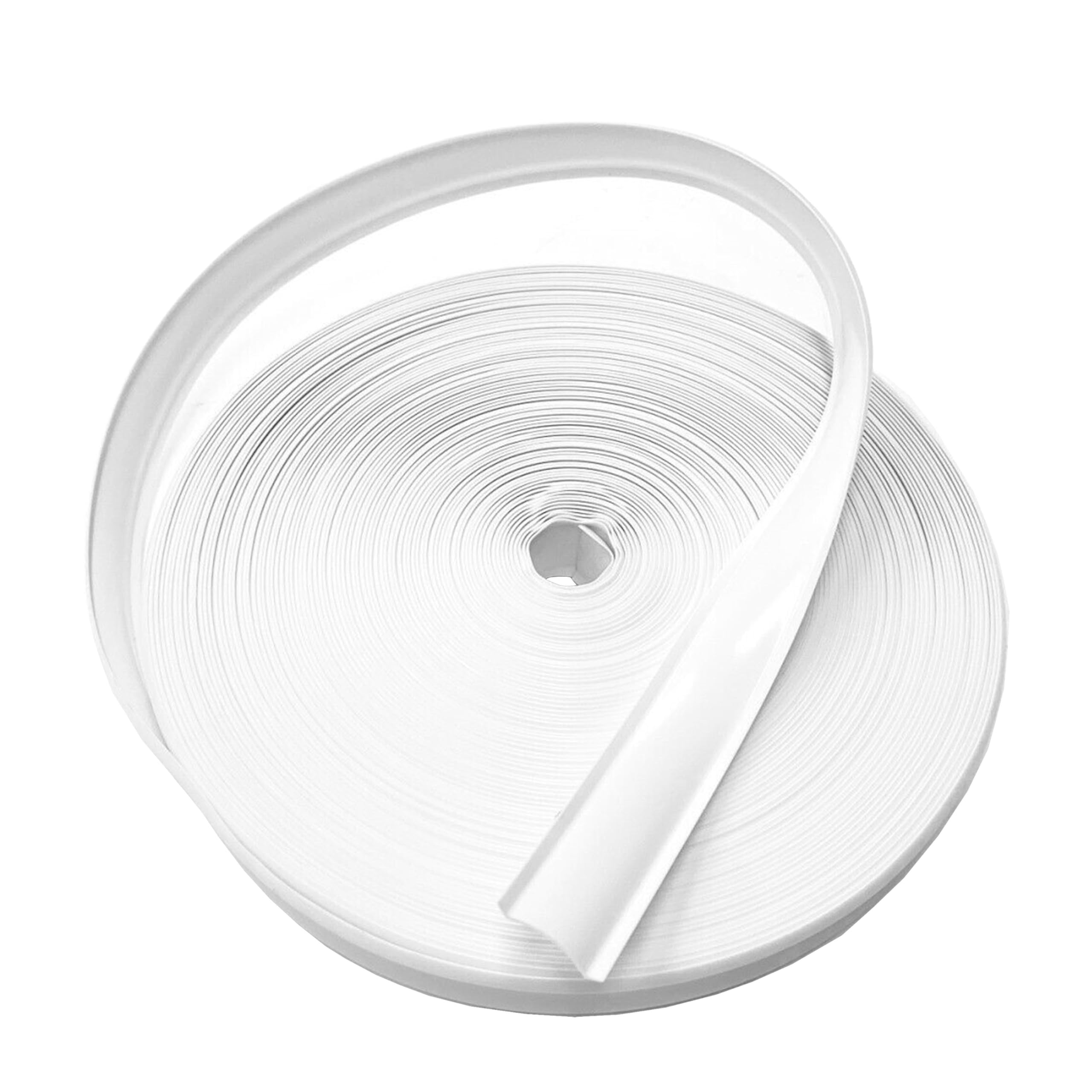 3 mètres Jonc plastique blanc baguette alu Camping car caravane