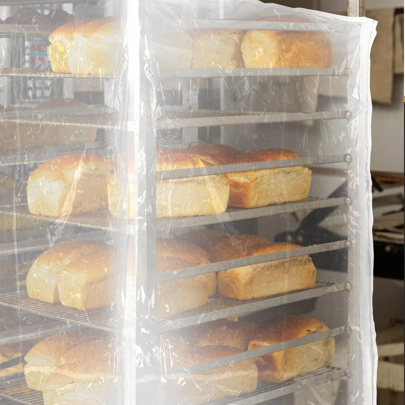 Toyvian Transparentes Bread Maker Rack Cover Schutzhaube für Brötchen Backform und Bread Rack Staubdicht Sichtbar Passend für Kleine Haushalts backautomaten Ordnung und Sauberkeit