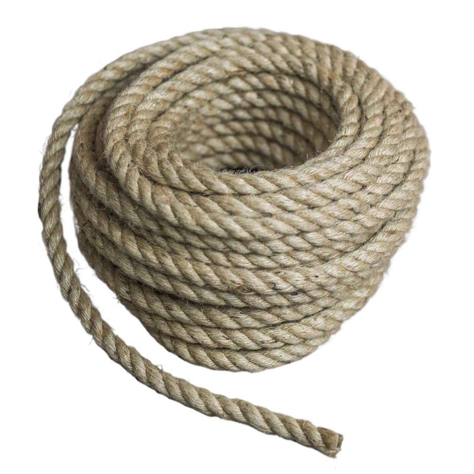 4/5/6/8mm Jute Twine Rope Cord String Burlap For DIY Crafts Wrapping Gardening Wedding Decor 50M For Garden