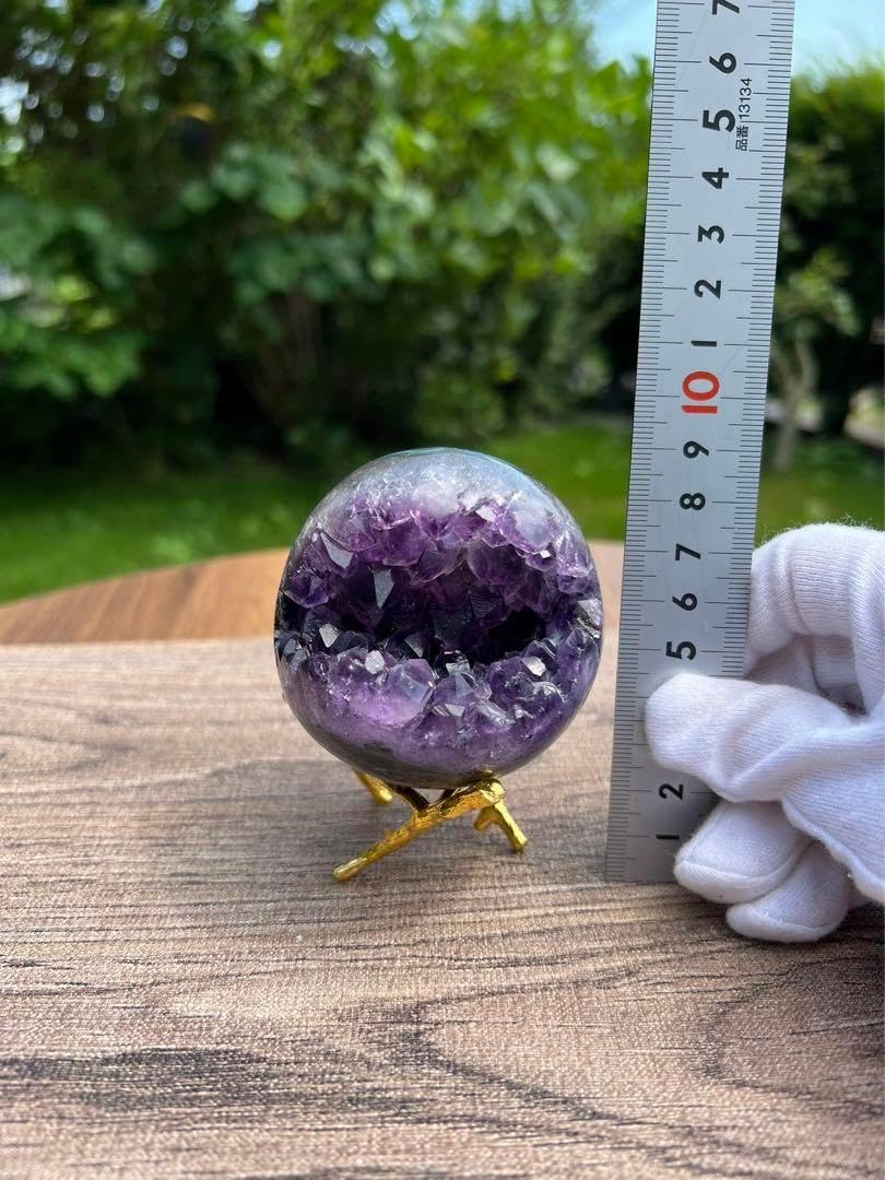 A88アメジストクラスター 丸玉(開口笑)サイズ66.6mm X アメジスト 丸 A88アメジストクラスター 丸玉(開口笑)サイズ66.6mm X アメジスト 丸