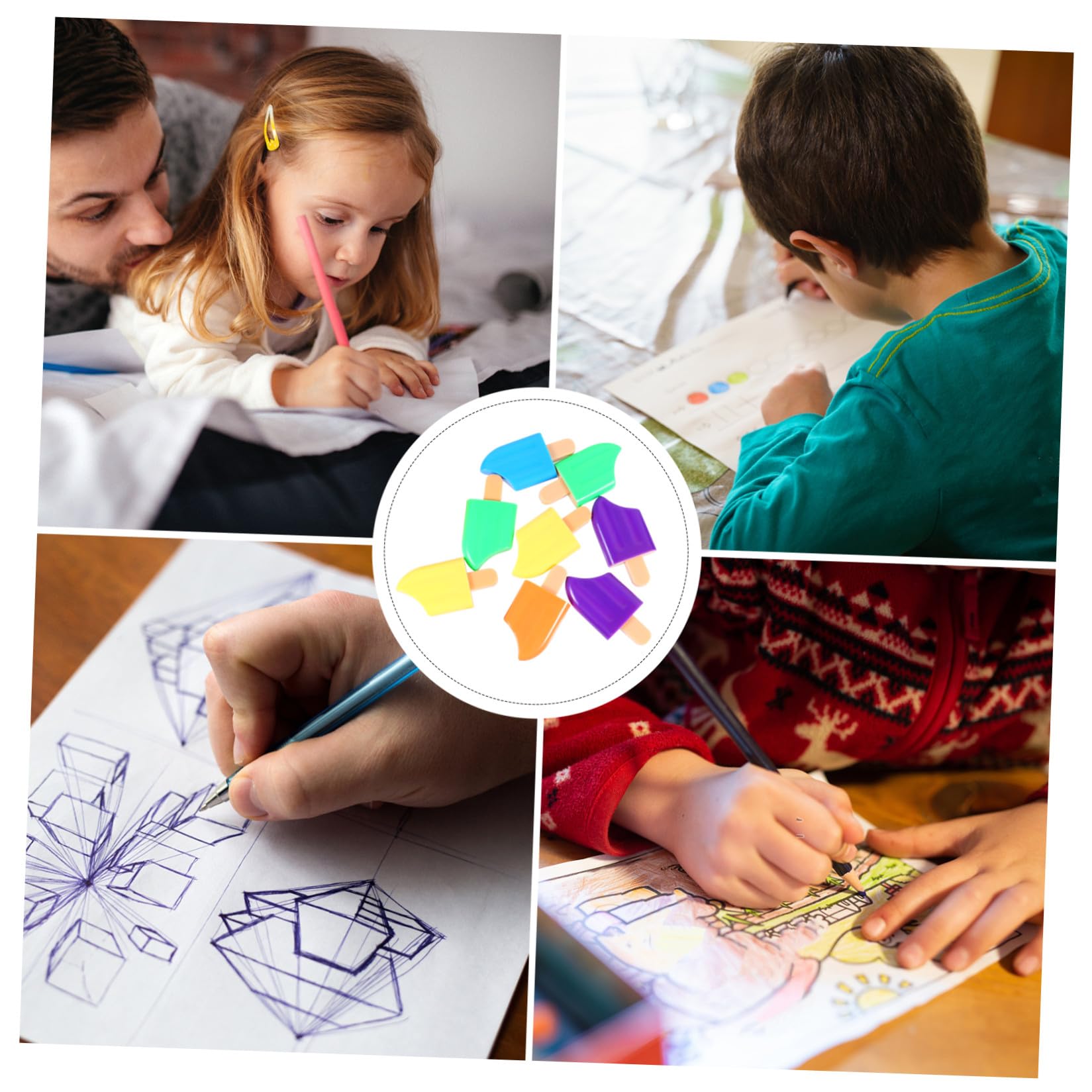SHINEOFI 30pezzi Evidenziatori Colorati Forma Di Da Design Creativo Per Scuola e Feste Adatti Per Disegno e Annotazioni