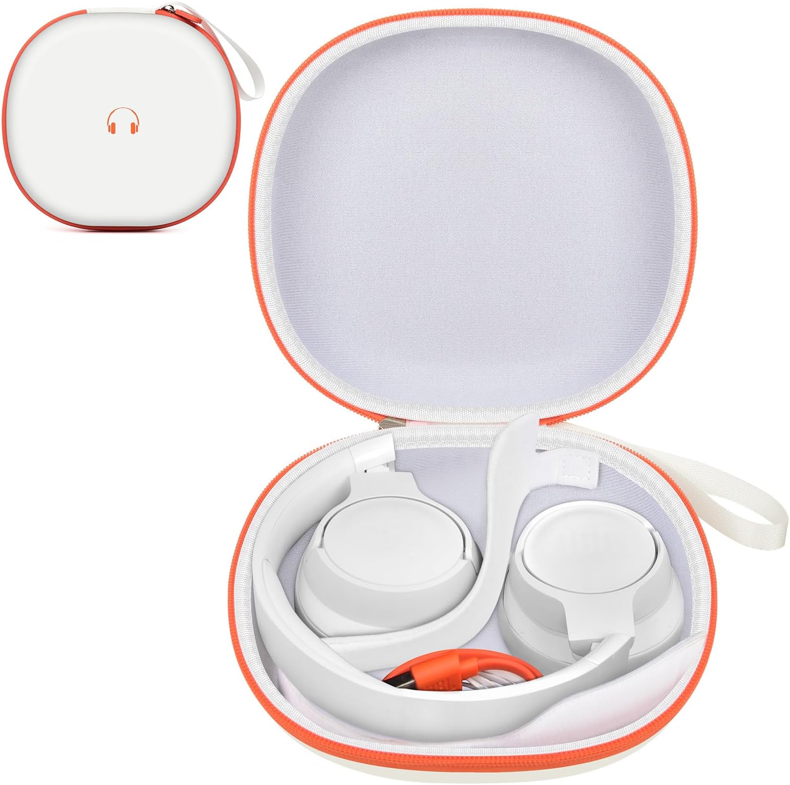 Hard Case Compatible with JBL Tune 720BT/ 770NC/ Live 770NC/ 660NC/ 650BT/ 670NC/ 710BT/ 760NC/ 700BT/ 750BT Over The Ear Headphones Wireless Bluetooth (Box Only) - White