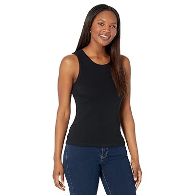 Lilla P 1x1 Rib Jewel Tank Top Women