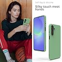 YATWIN Silicone Back Case for Samsung Galaxy A36, Soft-Touch Phone Back Cover for Samsung Galaxy A36 - Mint Green gallery image