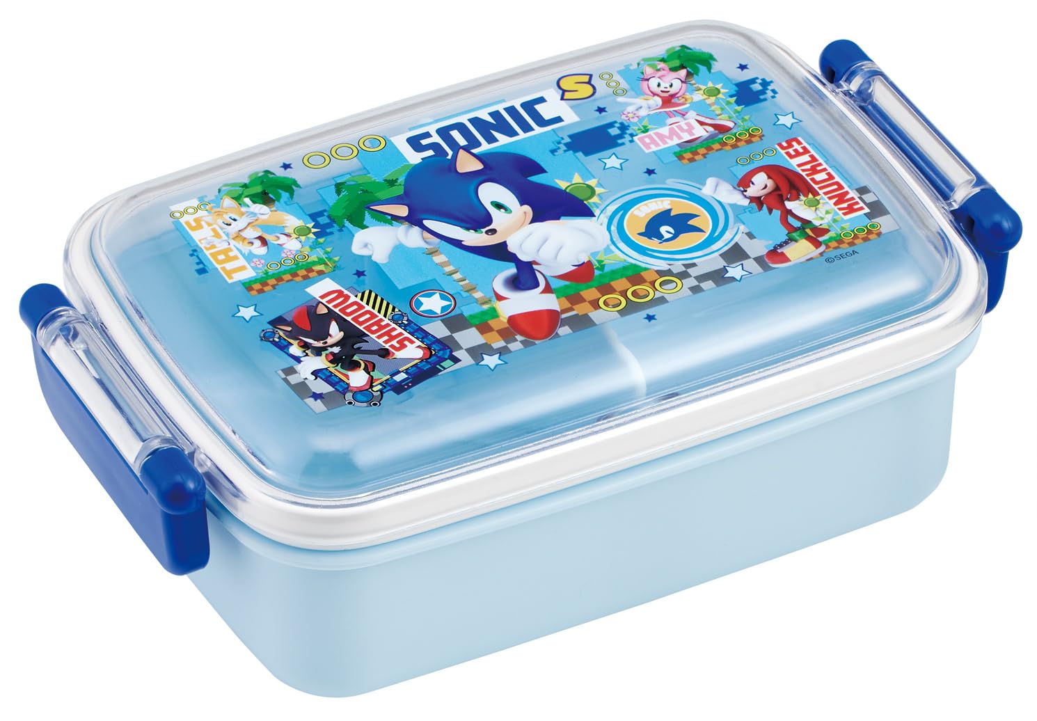 Skater (Skater) Bento Box for Kids, 450ml, Fluffy Serving Dome Lid, Lunch Box, 1-Tier, Made in Japan, Sonic, for Boys, RBF3ANAG-A : Home & Kitchen