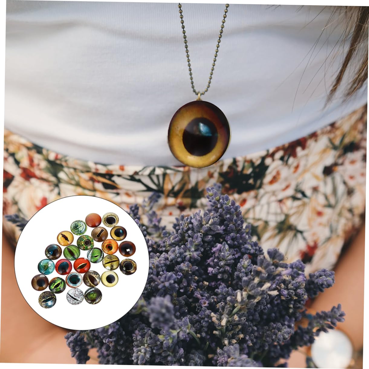 EXCEART 200piezas Ojos De Animales Simulados De Vidrio Brillantes Para Manualidades De Muñecas y Títeres Accesorios Creativos Para Proyectos Artesanales