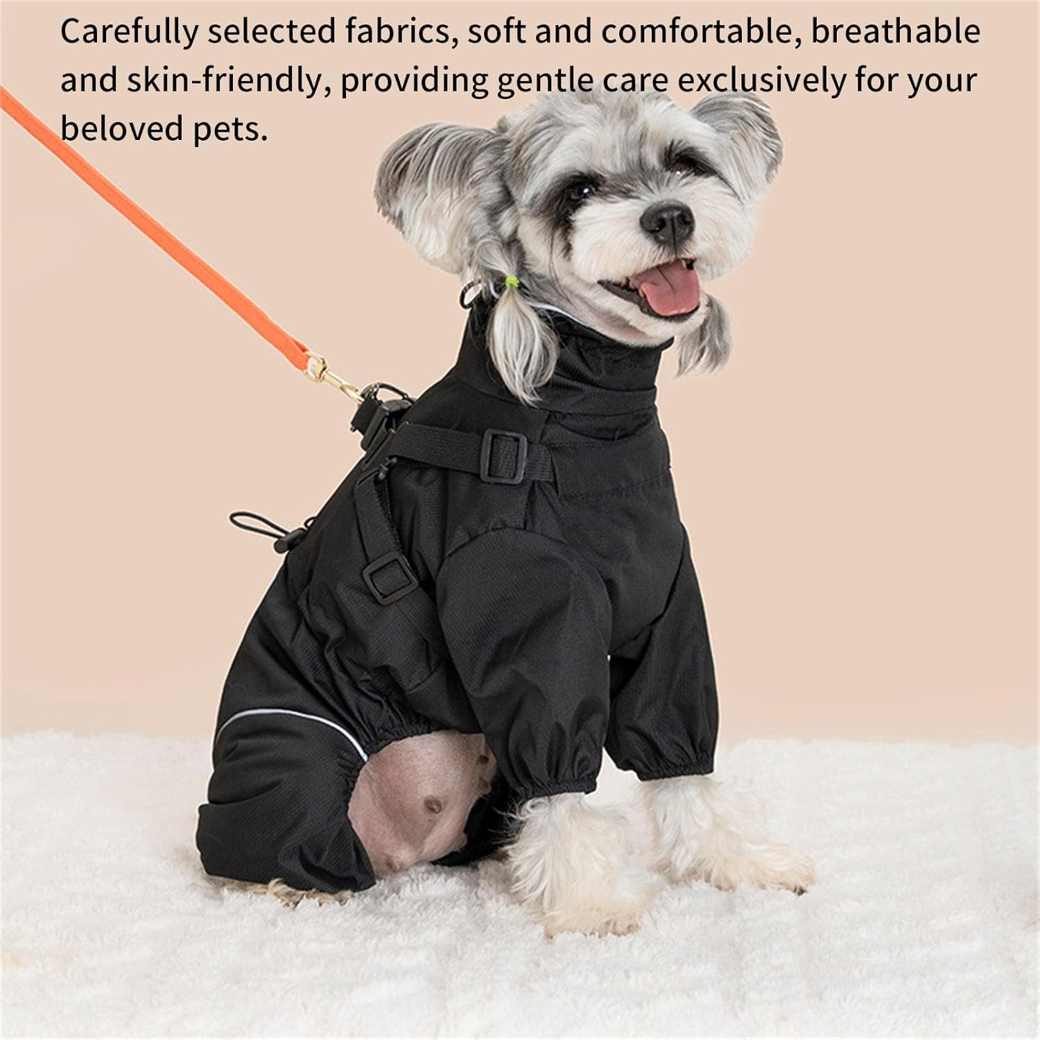 Water Raincoats Pocket Dog Raincoats Fashionable Pet Dog Rain Jackets for Rainy Outings with Your Pet Comfortable Dog Coat