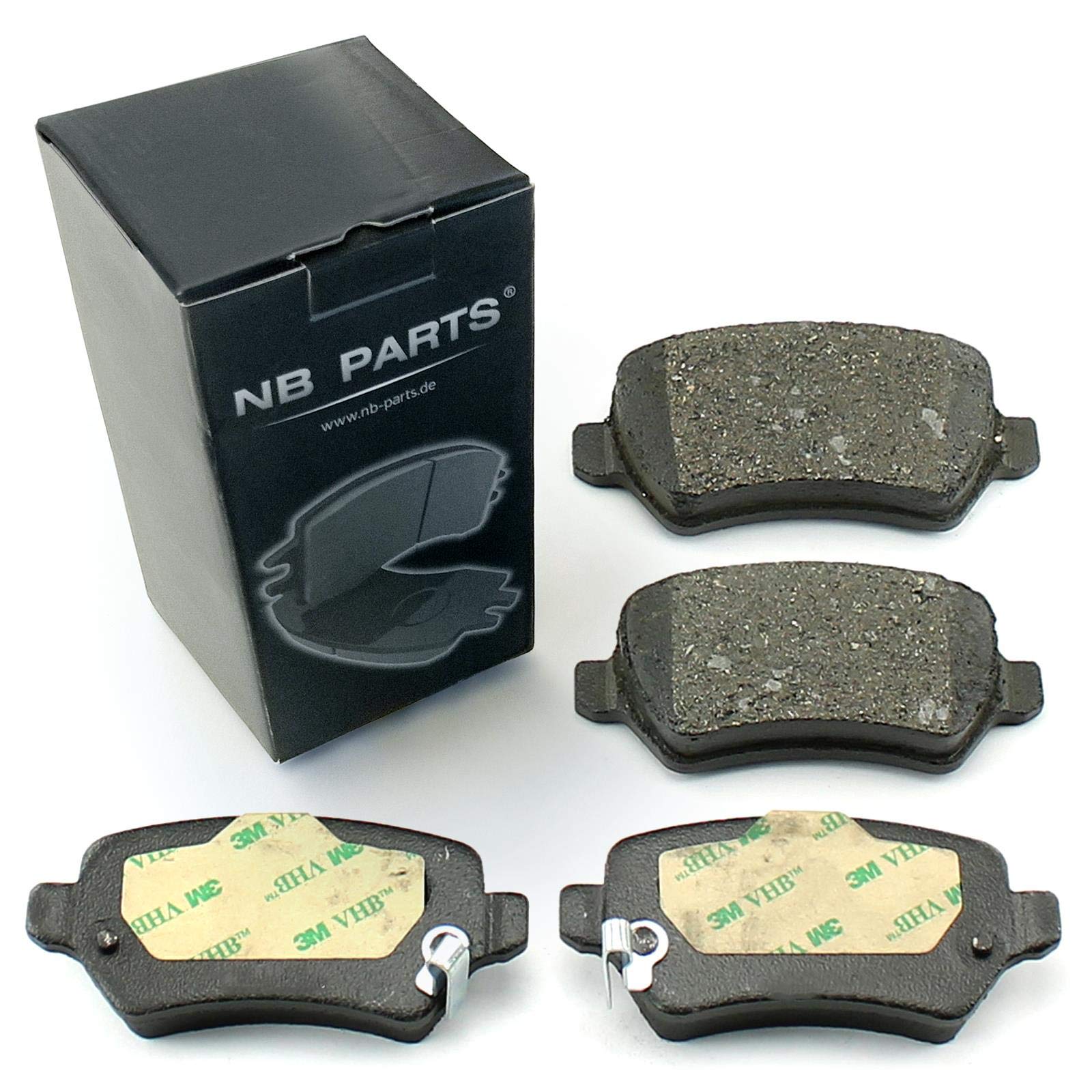SATZ BREMSBELÄGE BREMSBELAG BREMSKLÖTZE HINTEN NB PARTS GERMANY 