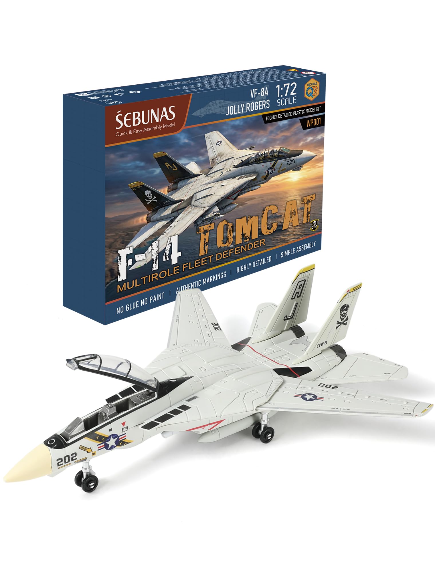 Amazon.co.jp: SEBUNAS 1:72スケール F-14 トムキャット戦闘機