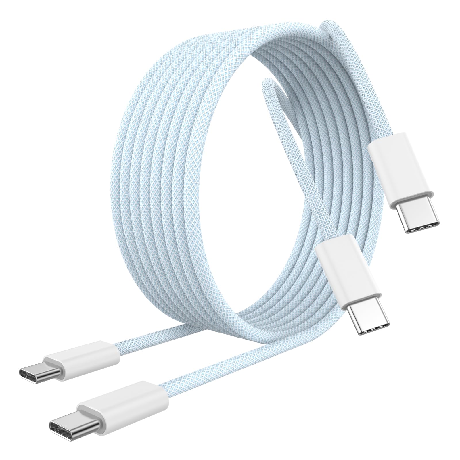 Câble USB-C En Nylon Charge Rapide 60W - 1 Mètre - Compatible IPhone 15/16/17, Samsung, Xiaomi - Neuf