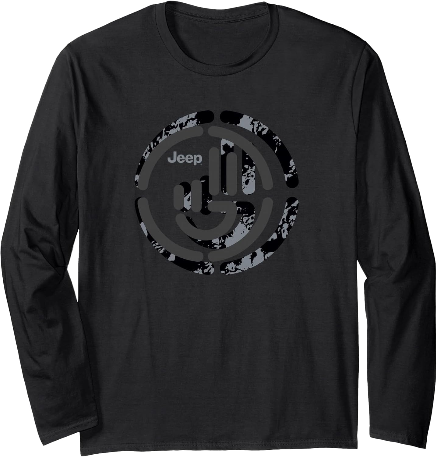 Jeep Wave Double Print Long Sleeve T-Shirt