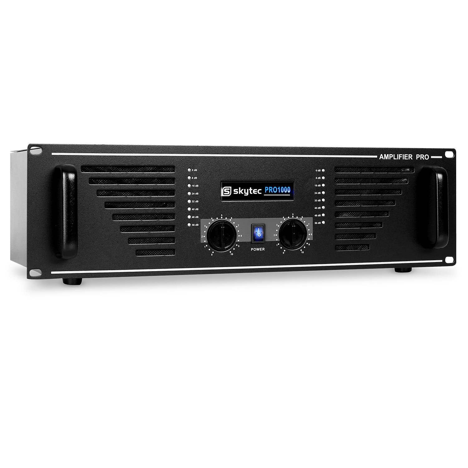 DJ Set sonoro "Bass First Pro Bluetooth" 2 x Amplificatori 4 x Casse 4000W