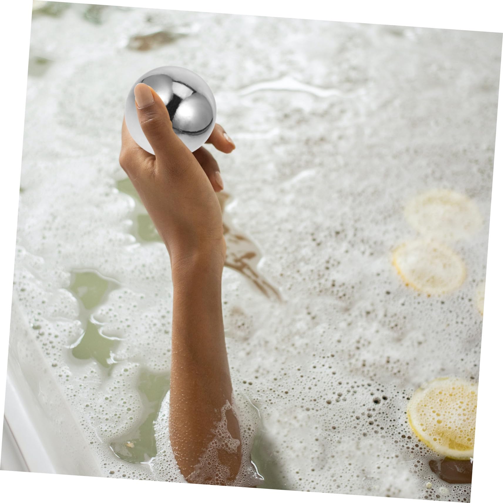 Palle da Massaggio Cinesi in Acciaio Inossidabile Set da 2, Sfere per Esercizi Manuali Antistress per Anziani, Massaggiatore Muscolare Portatile per Relax e Riabilitazione