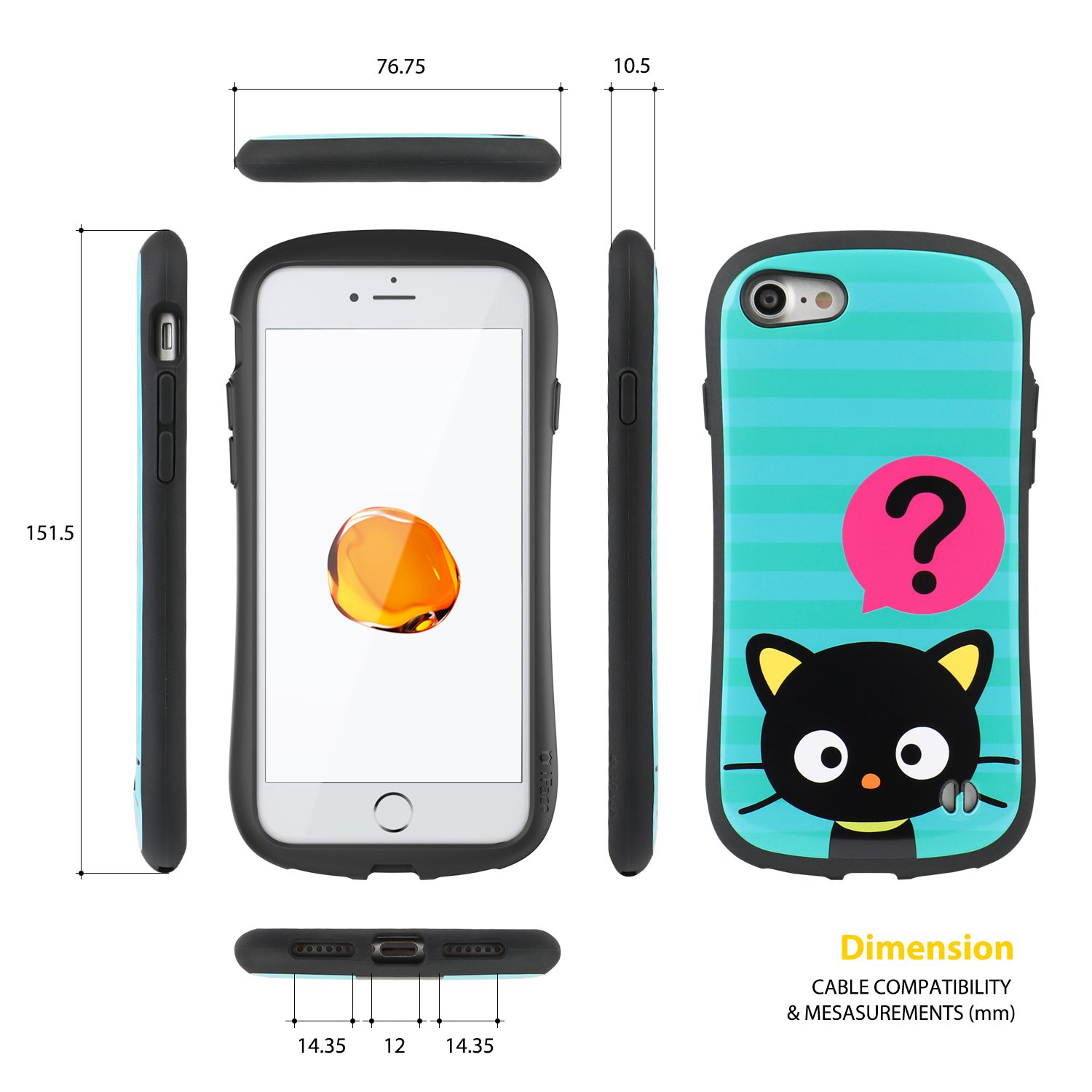 Amazon.com: iFace iPhone SE (2022/2020) / iPhone 8/7 Hello Kitty 