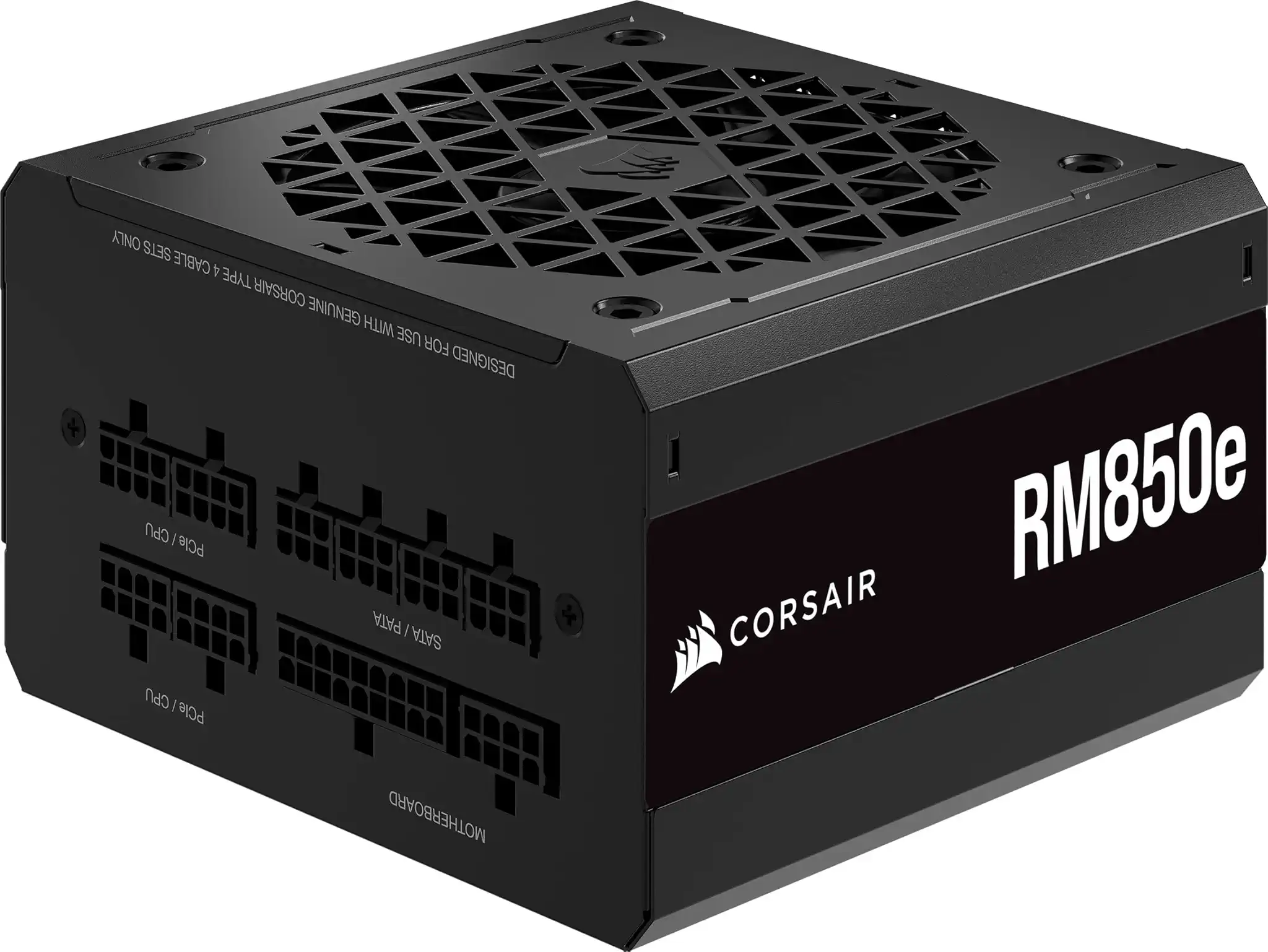 Corsair RM850e (2023) Vollmodulares, Geräuscharmes ATX-Netzteil - ATX 3.1- Und PCIe 5.1-kompatibel - 105°C-Kondensatoren - 80 PLUS Gold-Effizienz - Modern Standby-Unterstützung - Schwarz