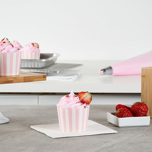 Miniatura 182 de Restaurantware Panificio Premium - Taza de papel Kraft de 10 onzas para hornear, tazas de papel para hornear, perfectas para magdalenas, cupcakes