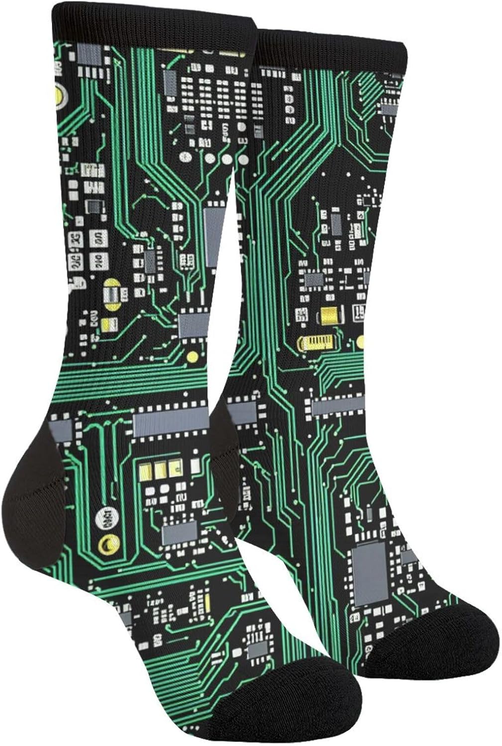 Amazon.com: YISHOW Printed Computer Circuit Board Socks Men's Women's ...