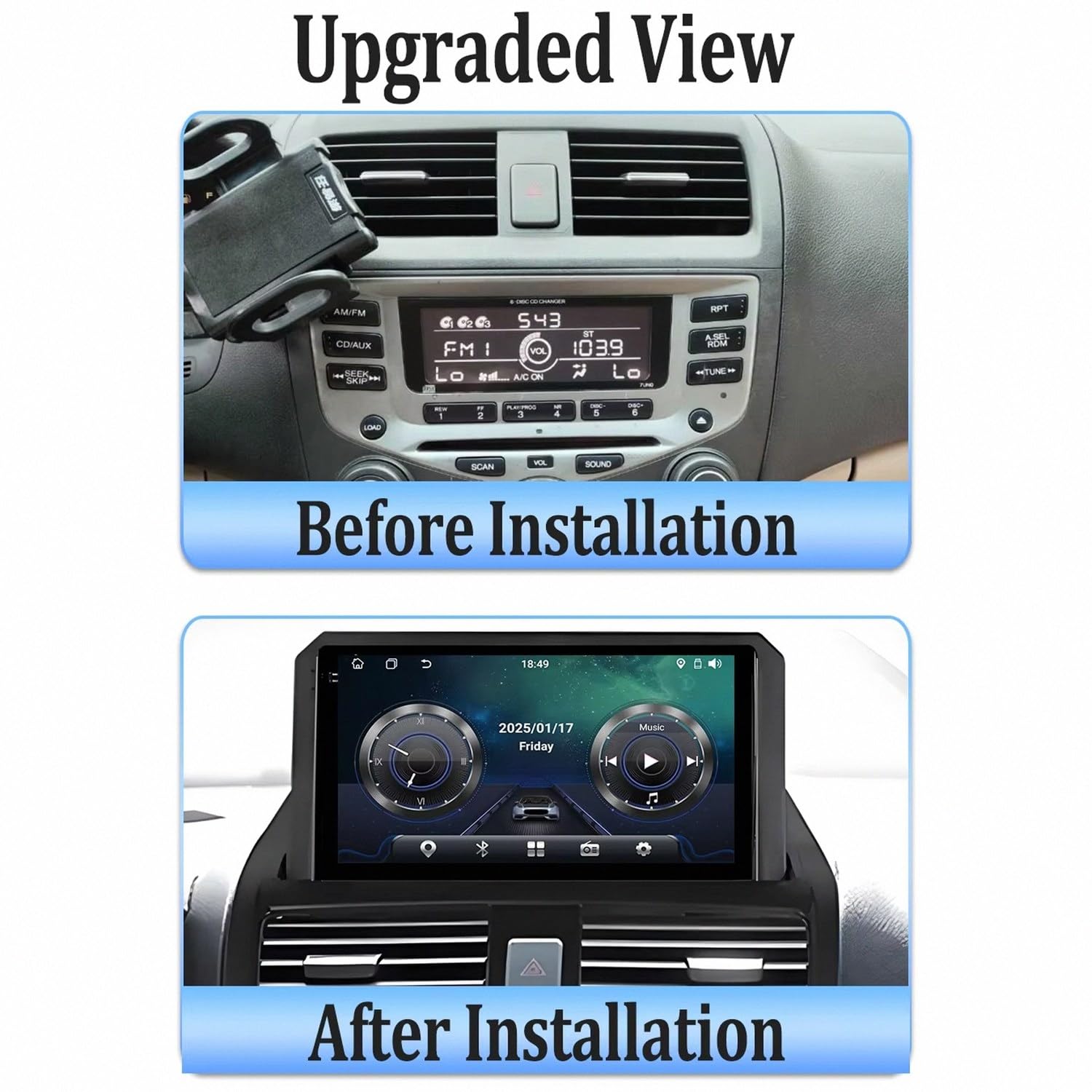 Odtwarzacz Multimedialny 2-Din dla Citroen C4 C3 Aircross 2017-2023 Bezprzewodowe Carplay I Android Auto, Pojemnościowy Ekran Dotykowy, Nawigacja Gps Radio Fm Z, 4 Rdzeń 2G+32G