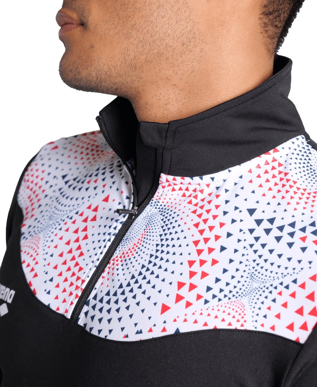 Arena Arena Fireflow - Camisa de manga larga con media cremallera para hombre, producto oficial del equipo