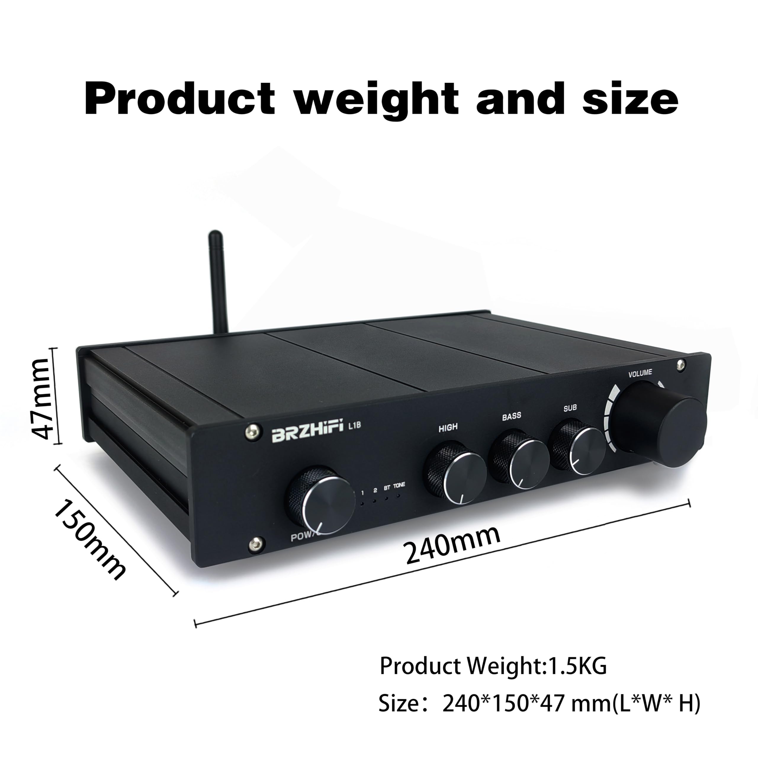 Amazon.com: BRZHIFI L1B HiFi Pure Class A Preamplifier Home Audio