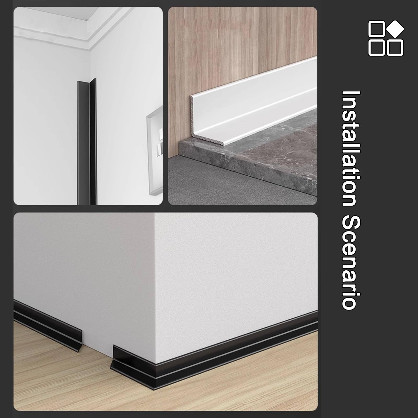 3 Pezzi Striscia Di Transizione A T Per Pavimenti In Alluminio, Bordo Divisorio Per Soglia In Metallo Per Chiudere Fessure Laminato Legno Piastrelle Vinile(Gold,30x30.0mm)