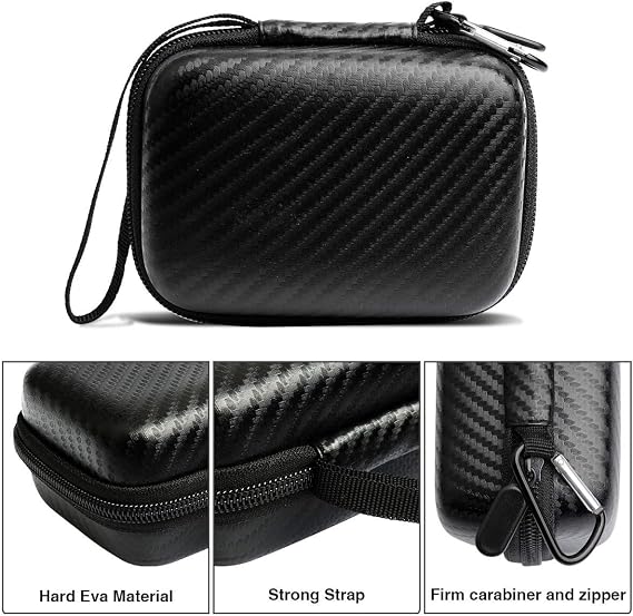 Jiusion Hard Case for Carson MicroBrite Plus MM-300 & MicroFlip MP-250