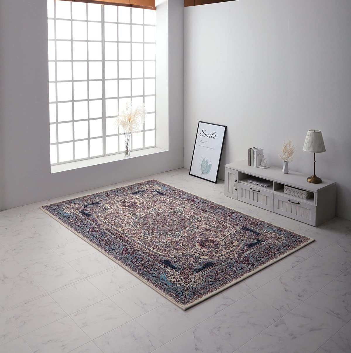 Amazon｜イケヒコ ラグ カーペット マット エジプト製 輸入ラグ