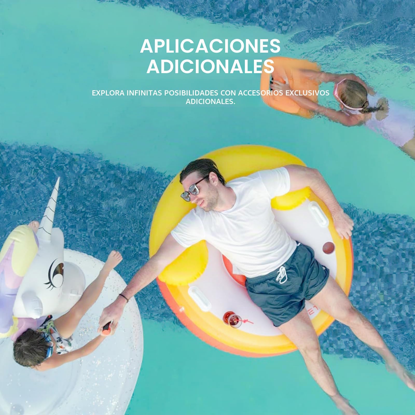 LEFEET C1 Scooter Subacuático Motores duales: Scooters con duración máxima de batería de 60 min, IPX8 30 M a Prueba de Agua para Deportes acuáticos, Buceo en Piscina, Buceo para niños/Adultos (Jaune)