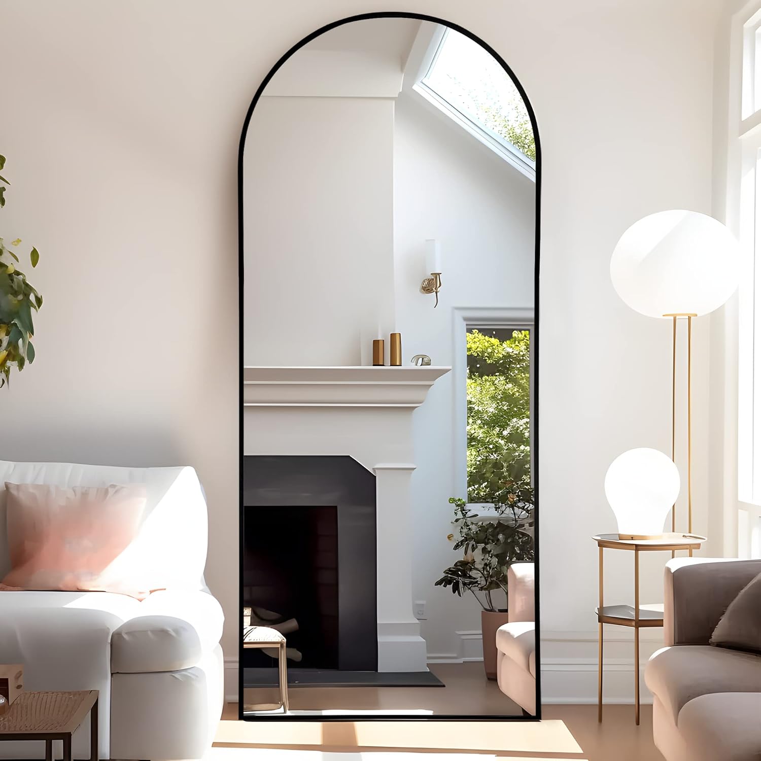 NeuType 71"x32" Arched Full Length Mirror Large Arched